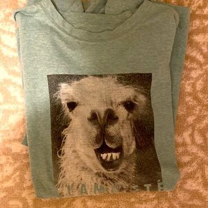 Prajna men’s Lamaste’ t-shirt, worn twice.  Too small organic cotton